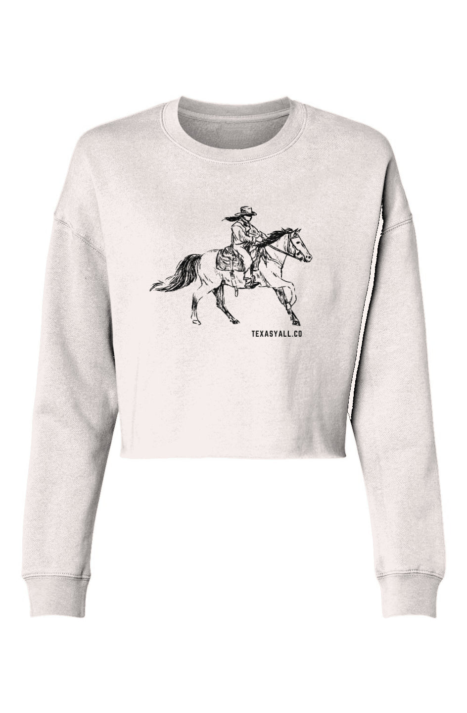 Cowgirl Lightweight Cropped Crew