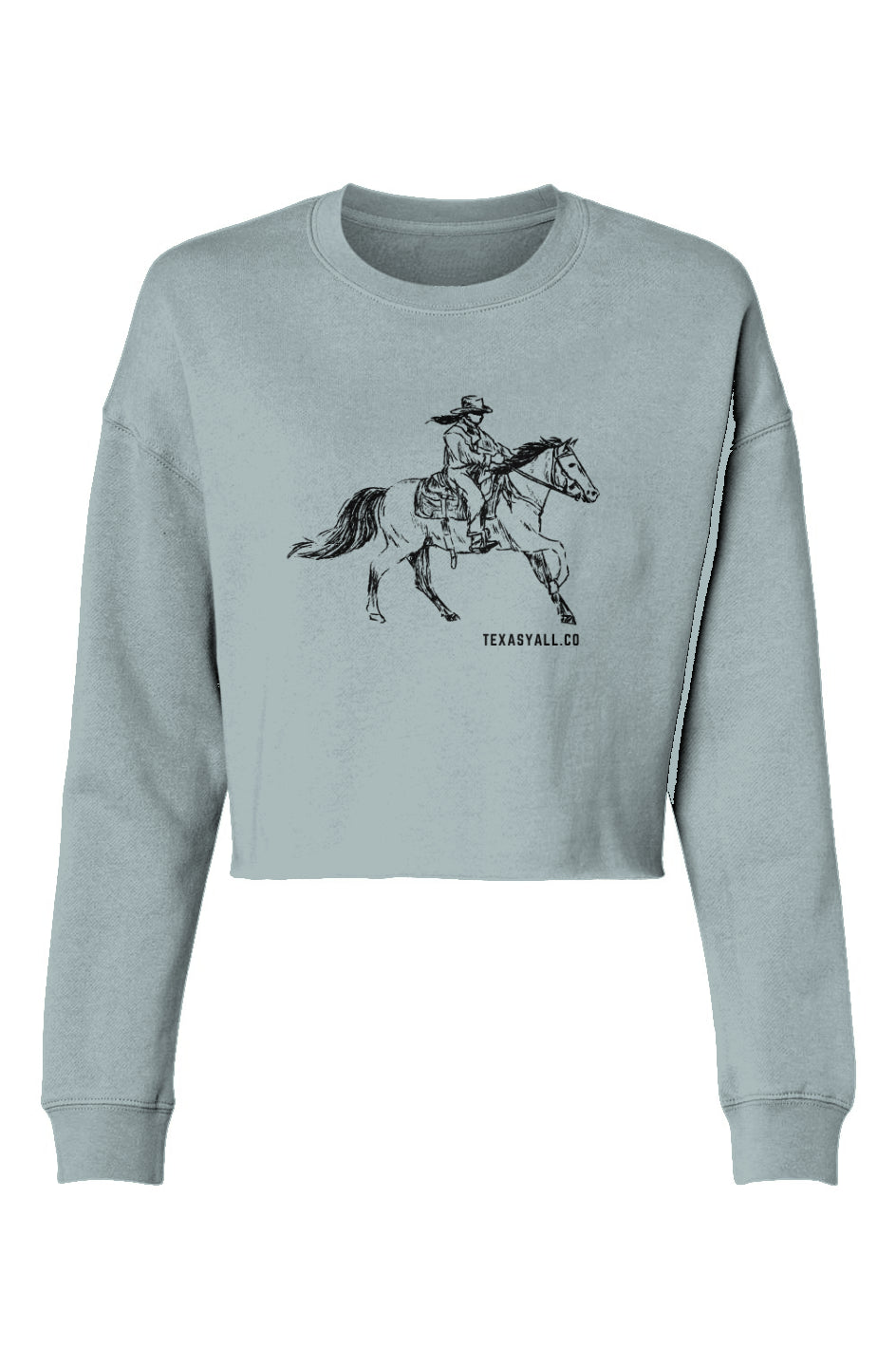 Cowgirl Lightweight Cropped Crew