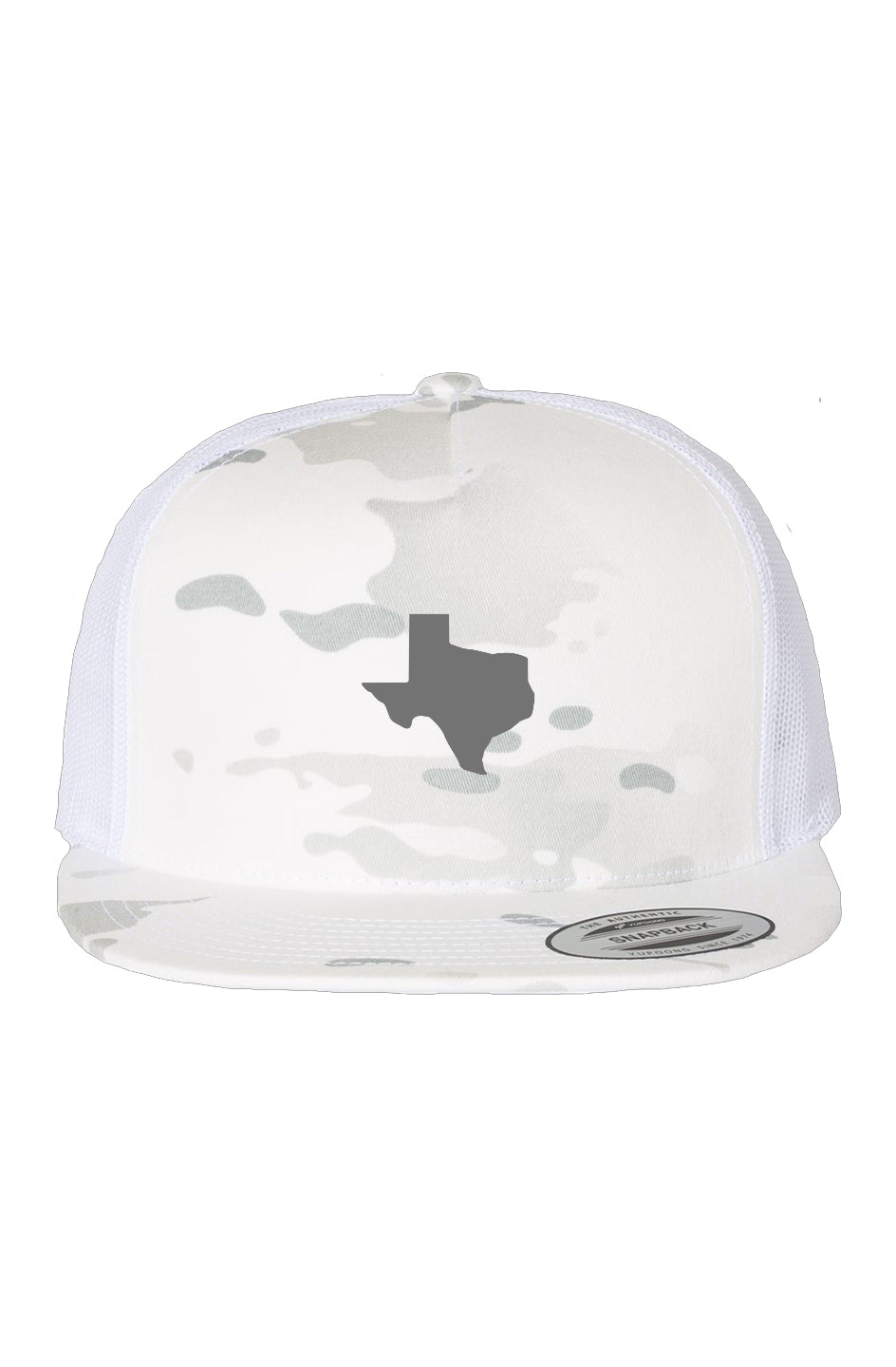 TX State Multicam Alpine/ White Trucker Cap