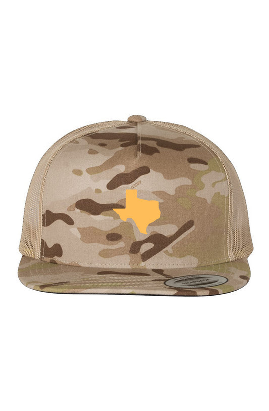 TX State Multicam Arid/ Tan Trucker Cap